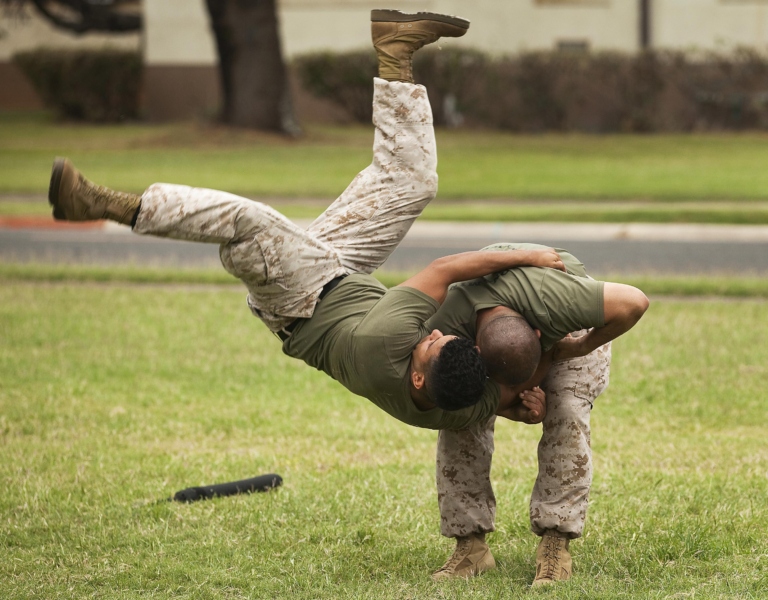 Toplevel Marine instructors use martial arts to renew, re
