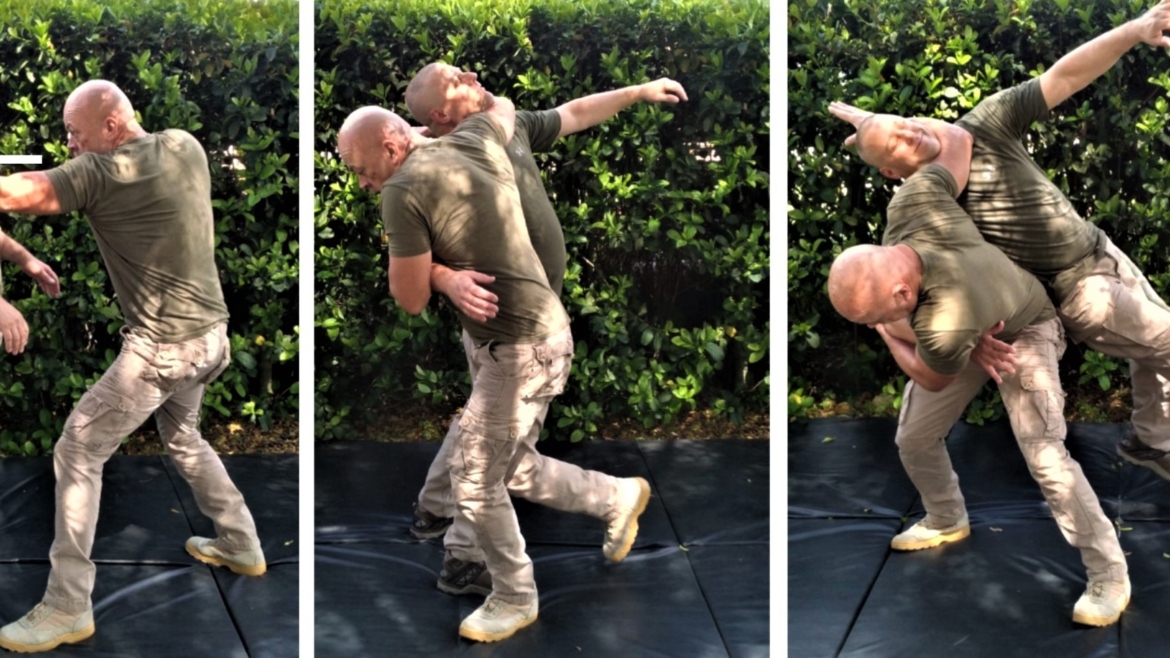 THE REVERSE HIP THROW: Neck and arm variation