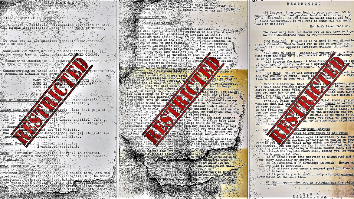 Restricted Judo: The Hidden Architecture of a WWII Fighting System