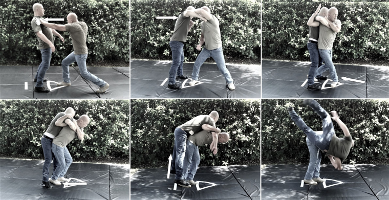 Combat Judo: Dealing with the Unexpected Collapse of Distance